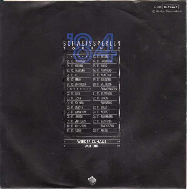 Klaus Lage Band : Wieder Zuhaus (7", Single)
