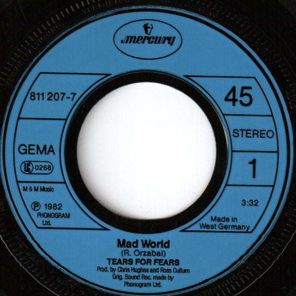 Tears For Fears : Mad World / Change (7", Single)