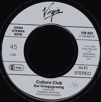 Culture Club : The War Song (7", Single)