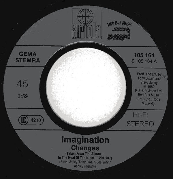 Imagination : Changes (7", Single)