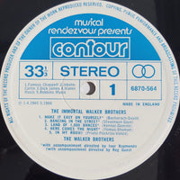 The Walker Brothers : The Immortal Walker Brothers (LP, Comp, RE)