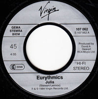 Eurythmics : Julia (7", Single)