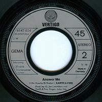 Earth And Fire : Weekend (7", Single)