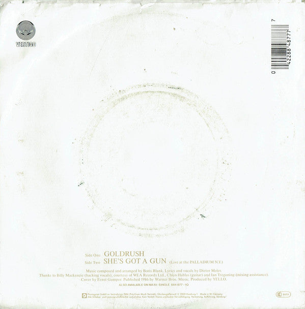 Yello : Goldrush (7", Single)