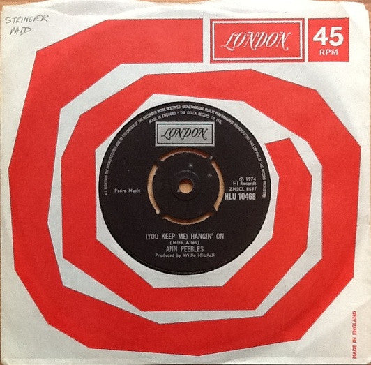 Ann Peebles : (You Keep Me) Hangin' On (7", Single)