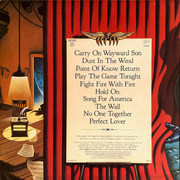 Kansas (2) : The Best Of Kansas (LP, Comp, RE, RM)