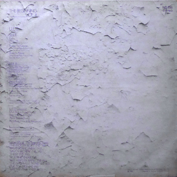 UFO (5) : The Beginning Vol. 8 (LP, Comp)