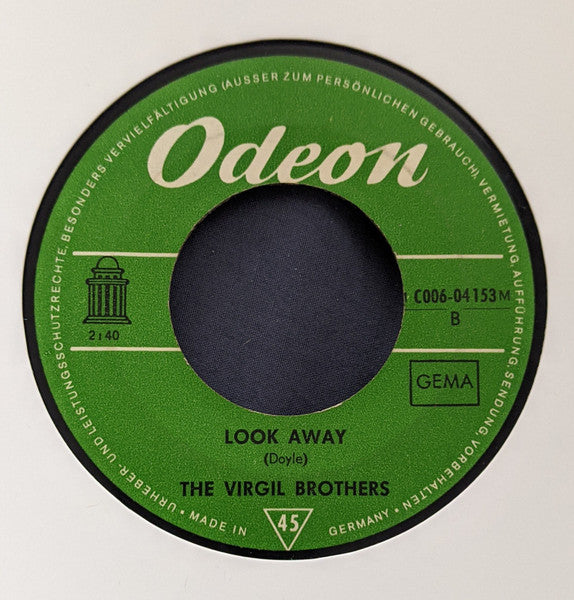 The Virgil Brothers : Temptation 'Bout To Get Me / Look Away (7", Single, Mono)