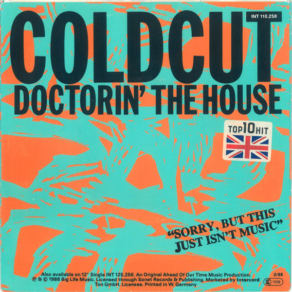 Coldcut : Doctorin' The House (7", Single)