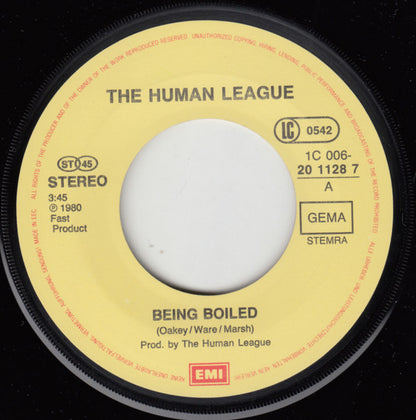 The Human League : Being Boiled / Circus Of Death (7", Single, RE)