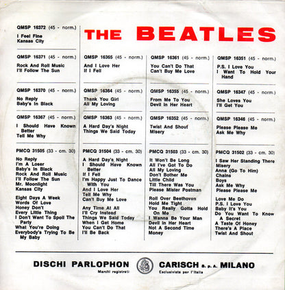 The Beatles : No Reply / Baby's In Black (7", Single, Dar)