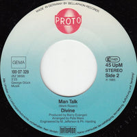 Divine : Walk Like A Man (7", Single)