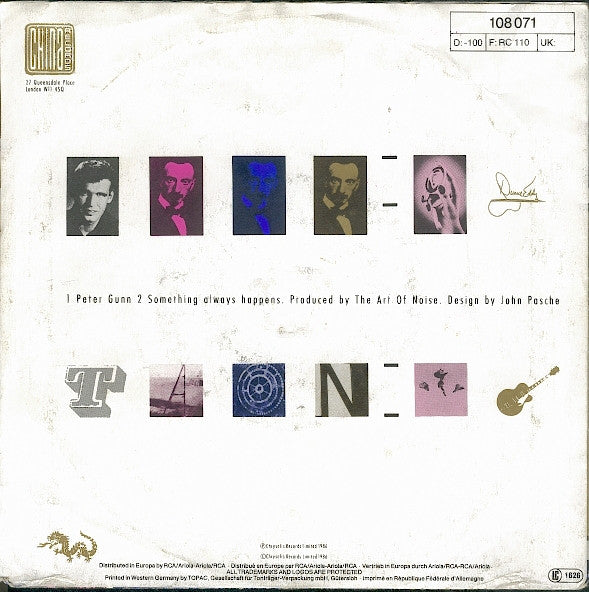 The Art Of Noise Featuring Duane Eddy : Peter Gunn (7", Single)