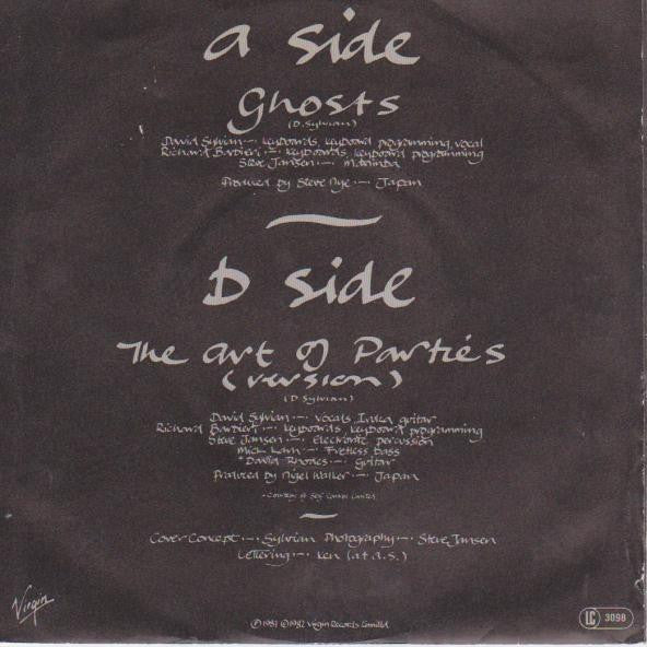 Japan : Ghosts (7", Single)