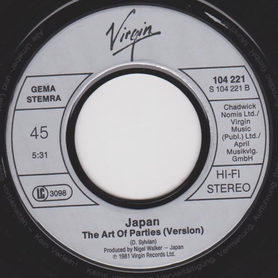 Japan : Ghosts (7", Single)