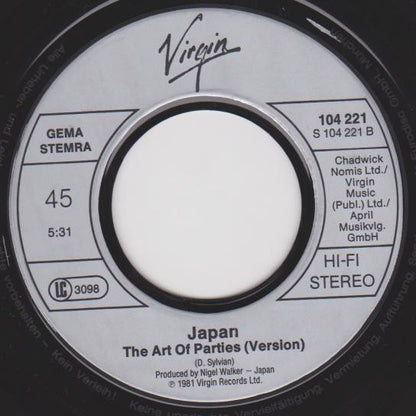 Japan : Ghosts (7", Single)