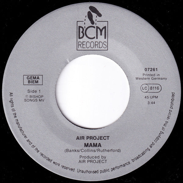 Air Project : Mama (7", Single)