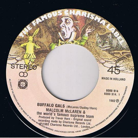 Malcolm McLaren & The World's Famous Supreme Team* : Buffalo Gals (7")