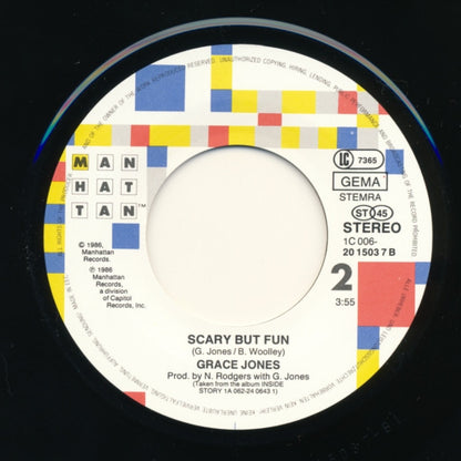 Grace Jones : I'm Not Perfect (But I'm Perfect For You) (7", Single)