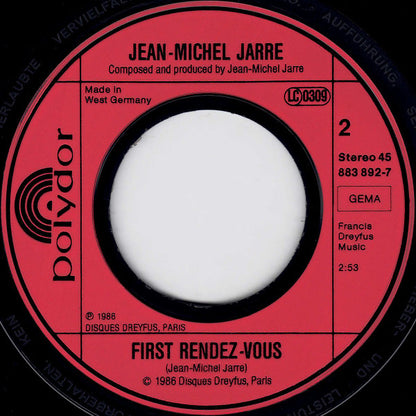 Jean-Michel Jarre : Rendez-Vous (7", Single)