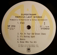 Supertramp : "...Famous Last Words..." (LP, Album)