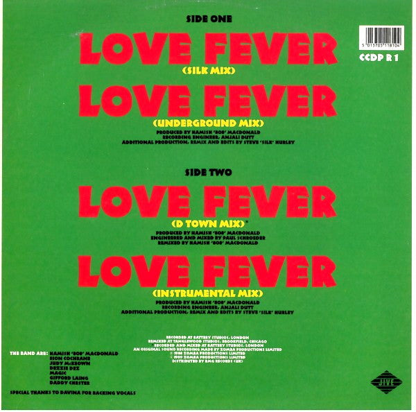 Culture Clash Dance Party : Love Fever (12")