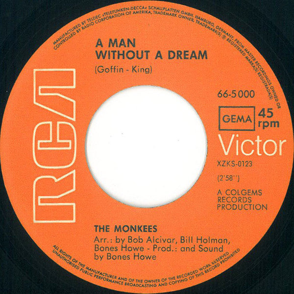 The Monkees : Tear Drop City (7", Single)