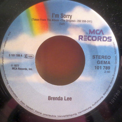 Brenda Lee : I'm Sorry / Sweet Nothin's (7", Single)