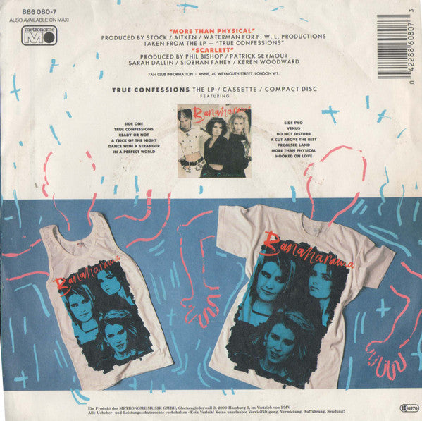 Bananarama : More Than Physical (7", Single)