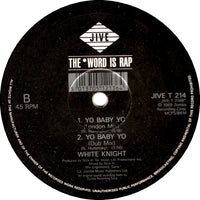 White Knight : Keep It Movin' ('Cause The Crowd Says So) (12")
