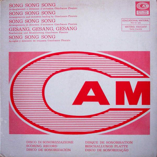Gianfranco Plenizio : Song Song Song (LP)