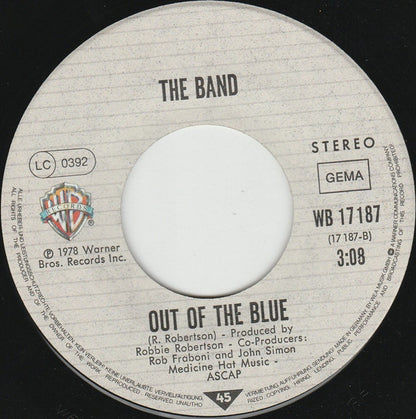 The Band : The Last Waltz (Original Titelmelodie Aus Dem Gleichnamigen Film) (7", Single)