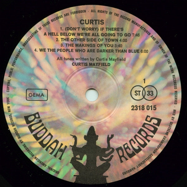 Curtis Mayfield : Curtis (LP, Album)