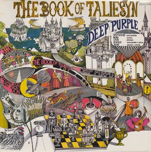 Deep Purple : The Book Of Taliesyn (LP, Album, RE, Gat)