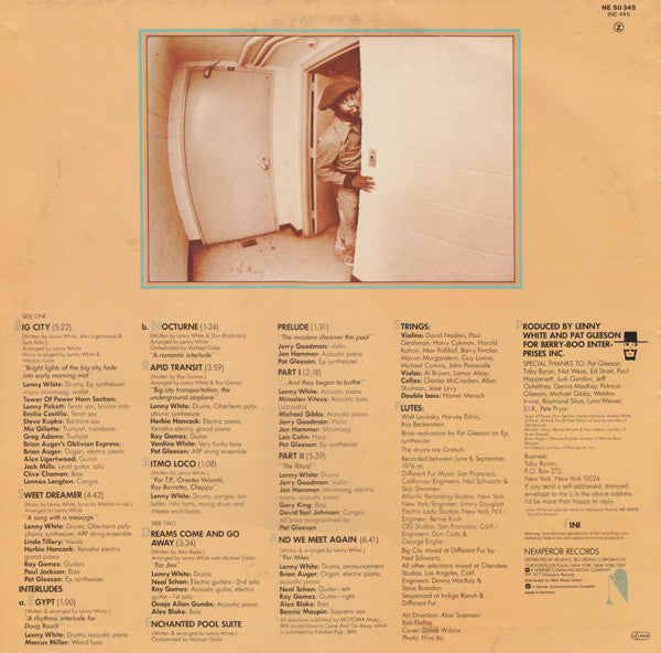 Lenny White : Big City (LP, Album)