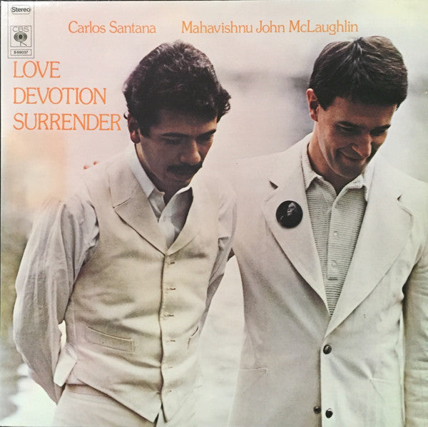 Carlos Santana / Mahavishnu John McLaughlin* : Love Devotion Surrender (LP, Album, Gat)
