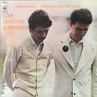 Carlos Santana / Mahavishnu John McLaughlin* : Love Devotion Surrender (LP, Album, Gat)