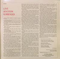 Carlos Santana / Mahavishnu John McLaughlin* : Love Devotion Surrender (LP, Album, Gat)