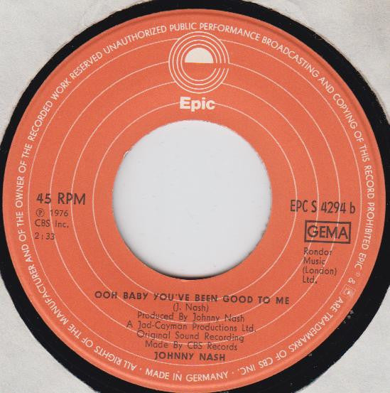 Johnny Nash : (What A) Wonderful World (7")