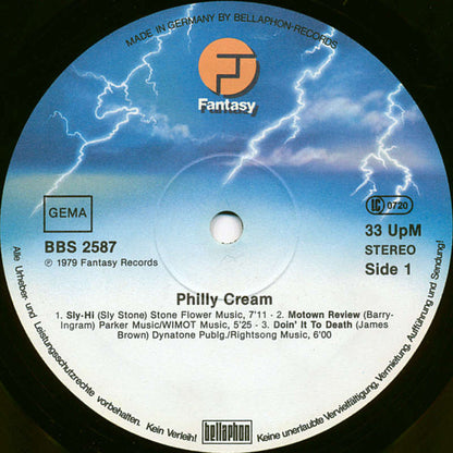 Philly Cream (2) : Philly Cream (LP, Album)