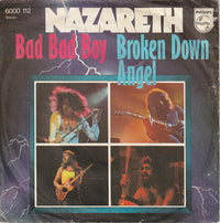 Nazareth (2) : Bad Bad Boy / Broken Down Angel (7", Single)