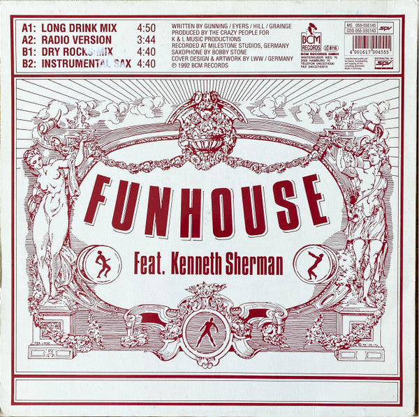 Funhouse Feat. Kenneth Sherman : Dancin' Easy (12")