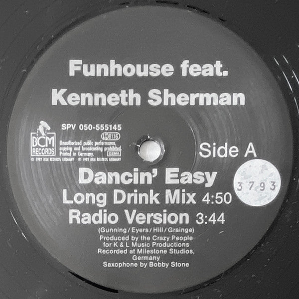 Funhouse Feat. Kenneth Sherman : Dancin' Easy (12")