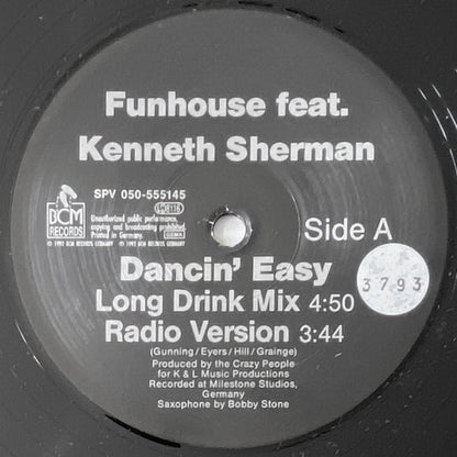 Funhouse Feat. Kenneth Sherman : Dancin' Easy (12")