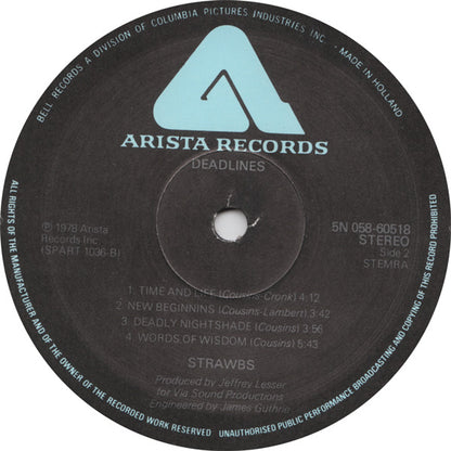 Strawbs : Deadlines (LP, Album, Gat)
