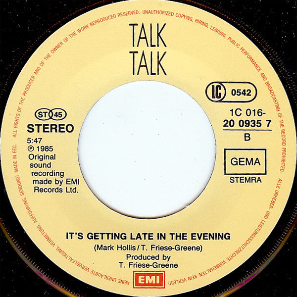 Talk Talk : Life's What You Make It (7", Single)