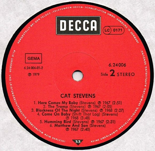 Cat Stevens : Cat Stevens (LP, Comp)