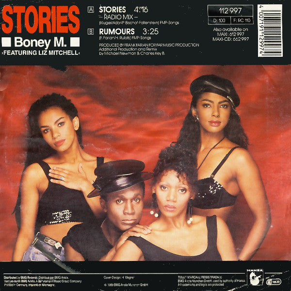 Boney M. : Stories (7", Single)