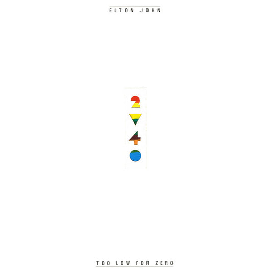 Elton John : Too Low For Zero (LP, Album)