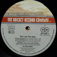 Elton John : Too Low For Zero (LP, Album)